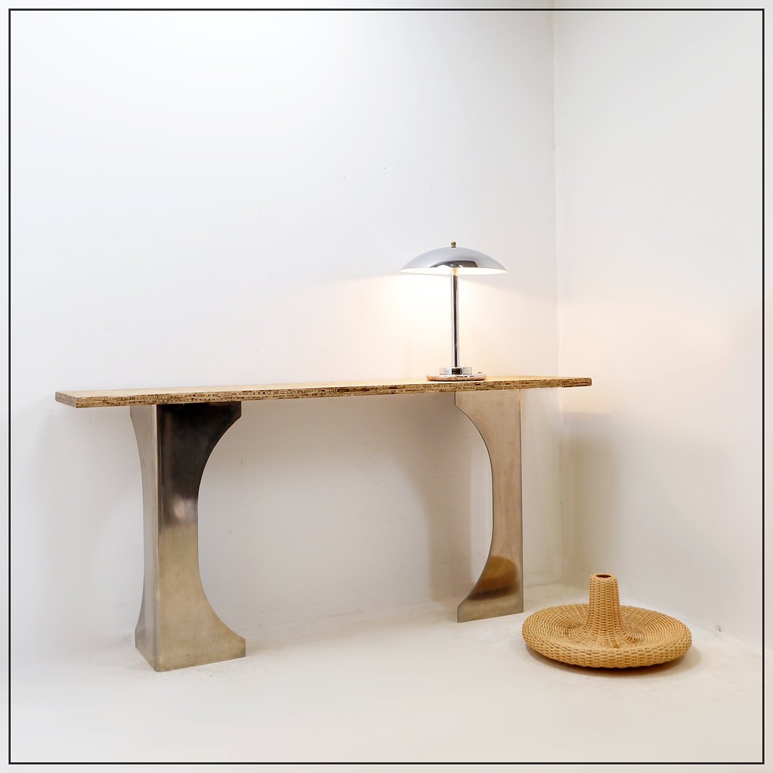 Graphic Composition Console Table, 1970s for sale at Pamono