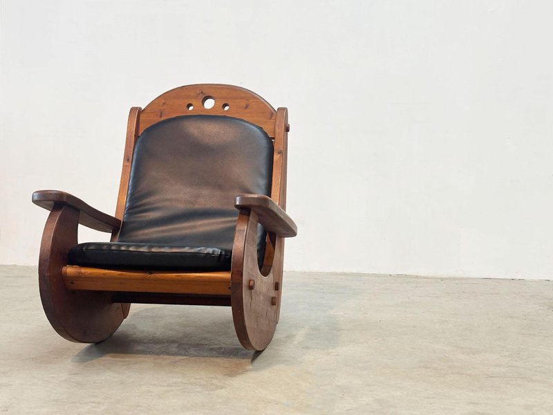 German Rocking Chair from Wasa Möbel, 1970s for sale at Pamono