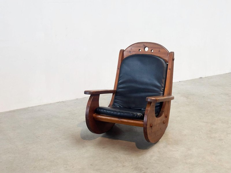 German Rocking Chair from Wasa Möbel, 1970s for sale at Pamono