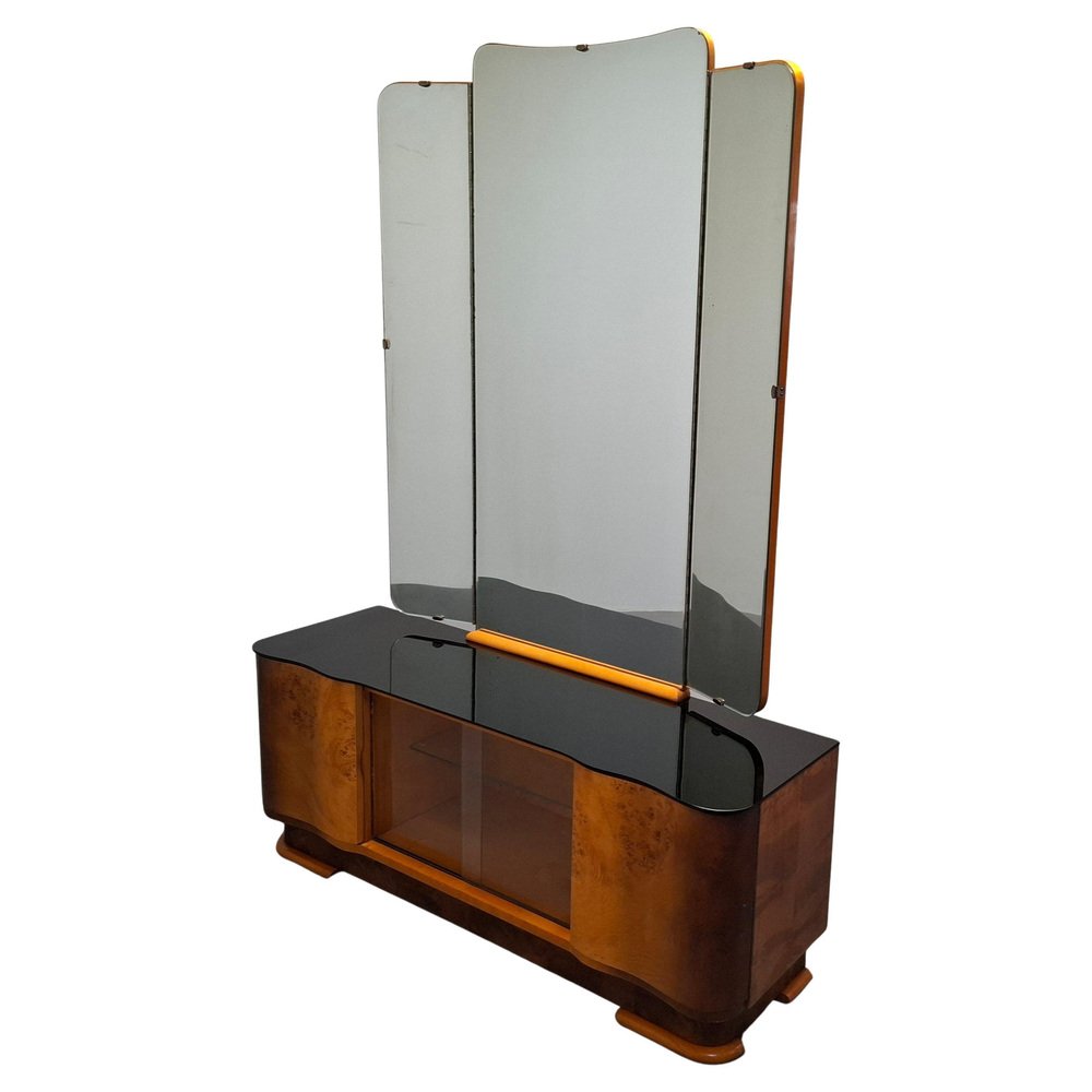 Art Deco Vanity Cabinet from Jindřich Halabala, Czechoslovakia, 1930s ...