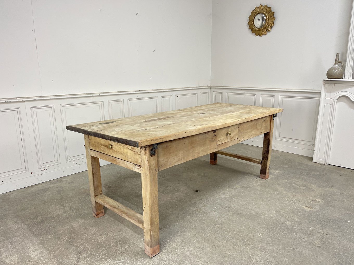Trade Table with Drawers, 1880s for sale at Pamono