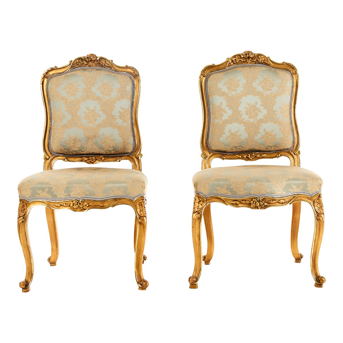 Chaises Antiques Style Louis XV, Set de 2 en vente sur Pamono