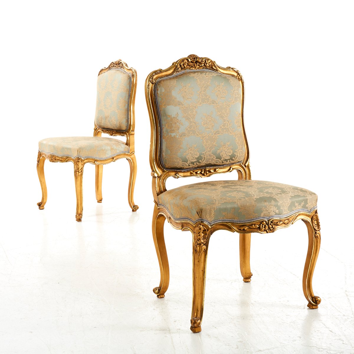 Chaises Antiques Style Louis XV, Set de 2 en vente sur Pamono
