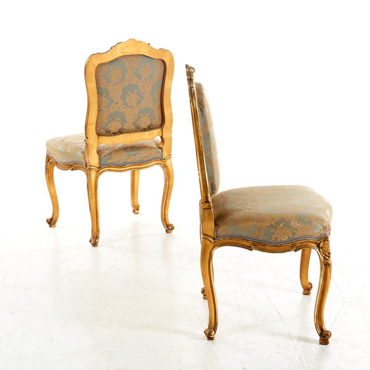 Chaises Antiques Style Louis XV, Set de 2 en vente sur Pamono