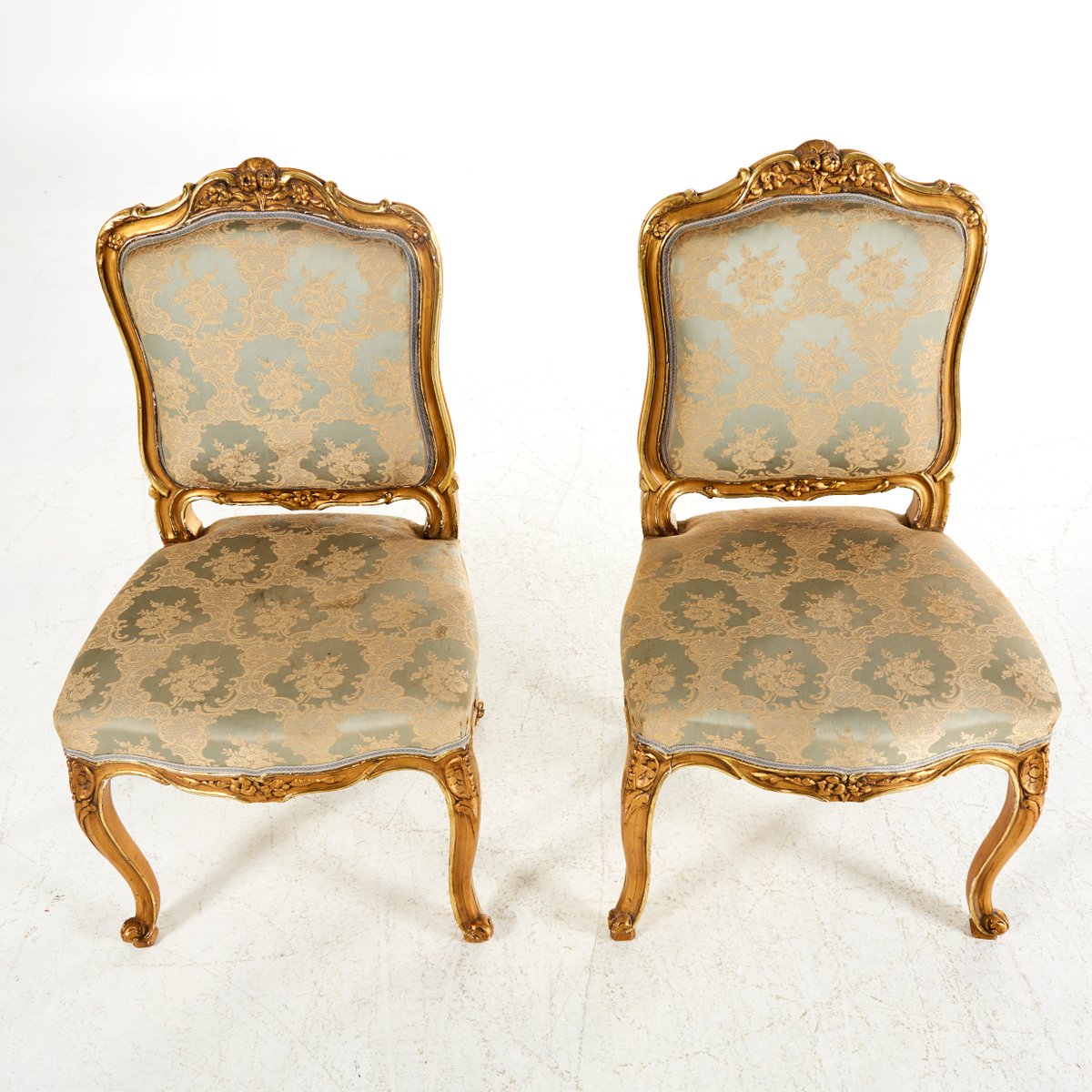 Chaises Antiques Style Louis XV, Set de 2 en vente sur Pamono
