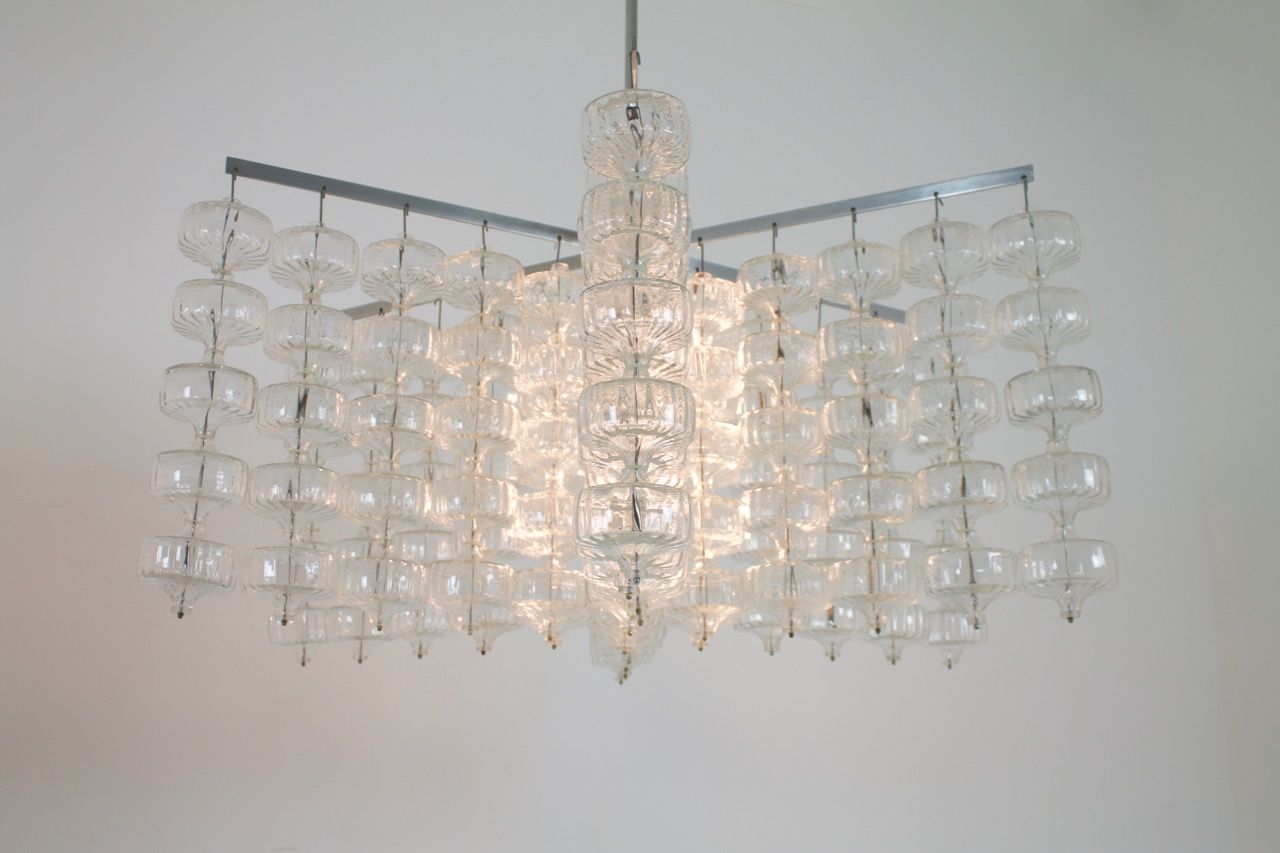 Mid Century Kronleuchter Von Alois Gangkofner 1965