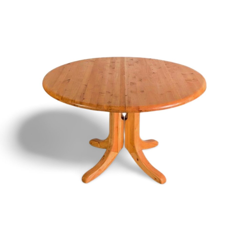 Mid-Century Extendable Dining Table in Pine by Rainer Daumiller for ...