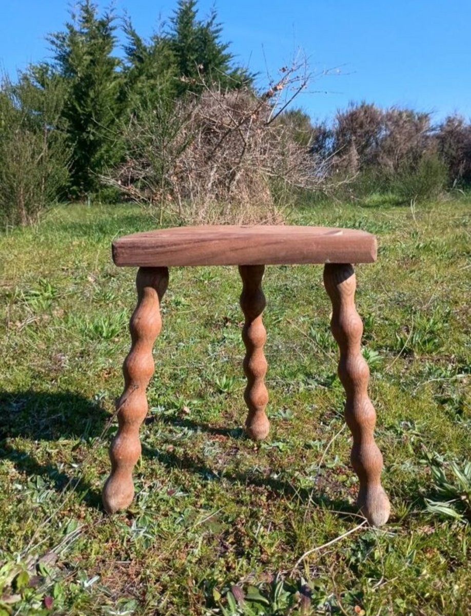 Vintage Milking Stool, 1930s for sale at Pamono