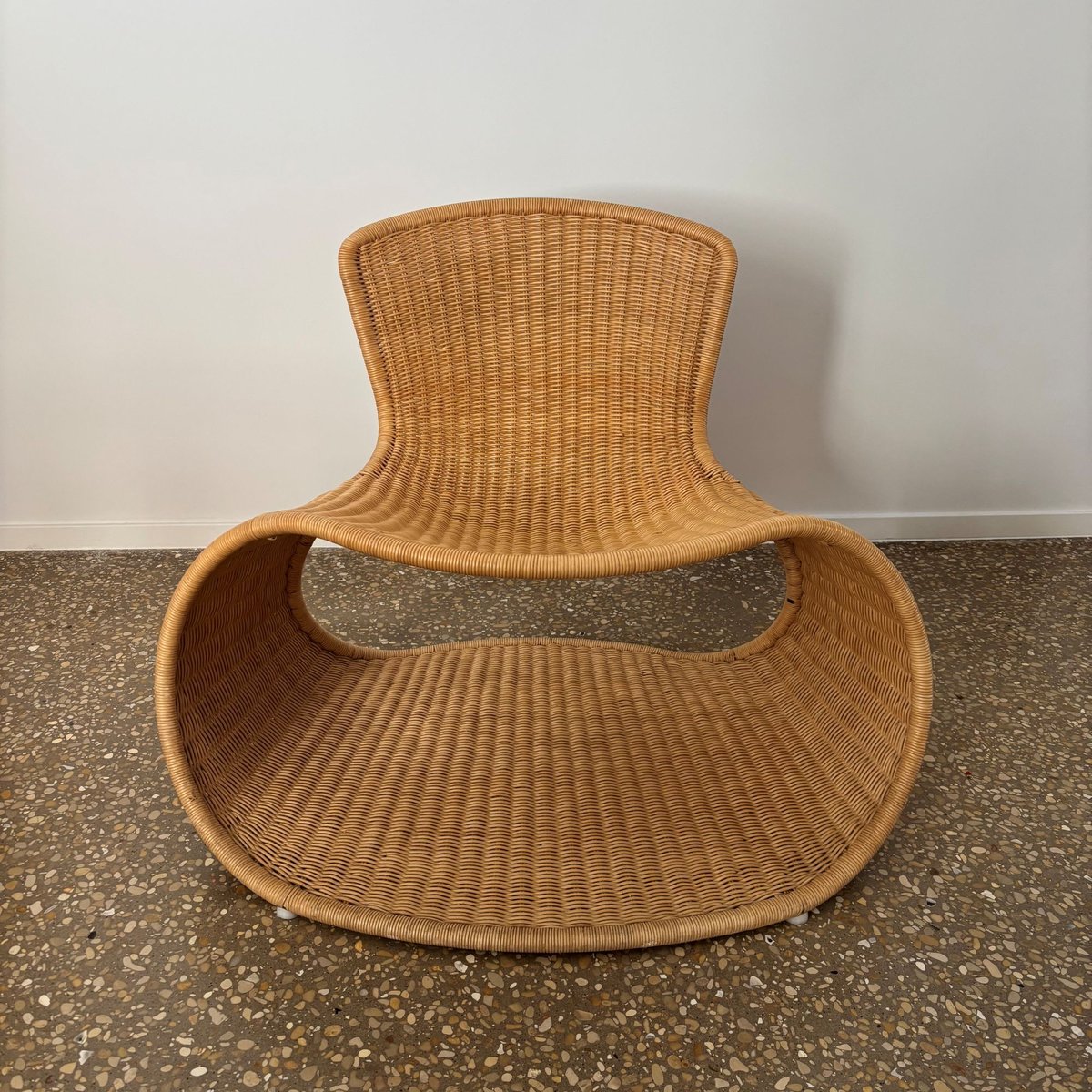 Driade 「SARI」 Roderick Vos ラタンチェア ドリアデ Sari Lounge Chair by Roderick Vos for Driade, Italy, 1999 for sale