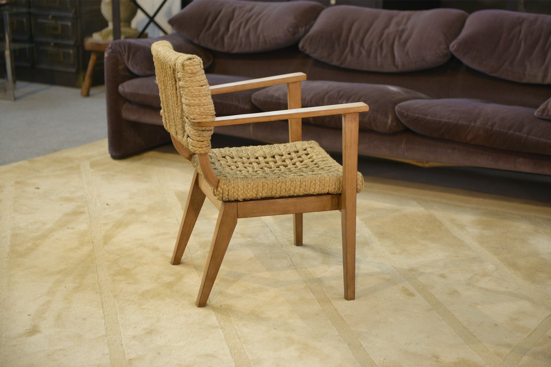 Sessel von Adrien Audoux & Frida Minet für Vibo Vesoul, 1940er bei ...