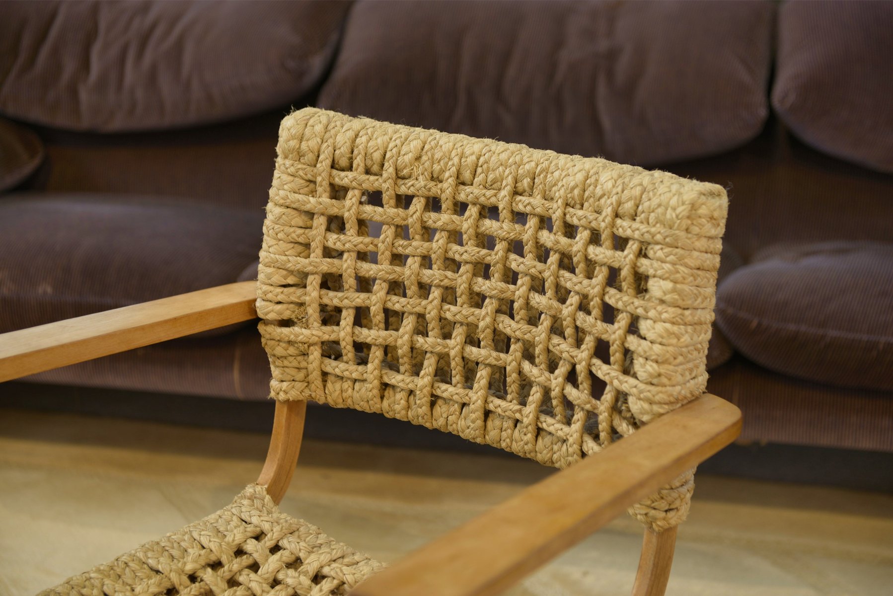 Sessel von Adrien Audoux & Frida Minet für Vibo Vesoul, 1940er bei ...