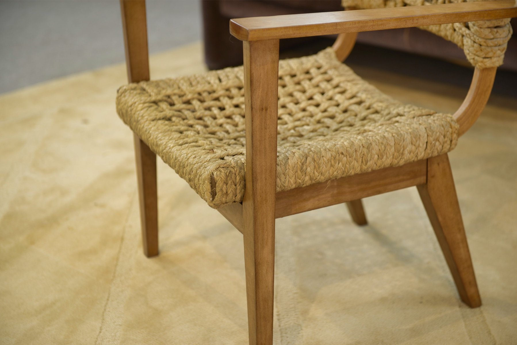 Sessel von Adrien Audoux & Frida Minet für Vibo Vesoul, 1940er bei ...