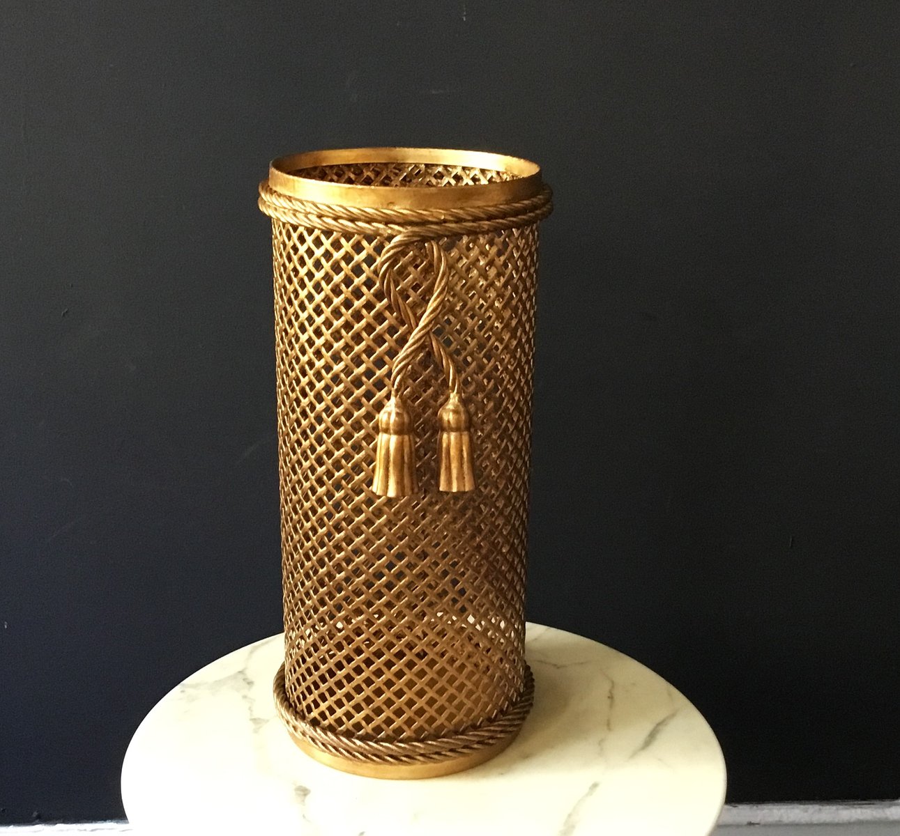 Retro Li Vintage Italian Regency Umbrella Stand by Li Puma, 1950s for sale at Pamono