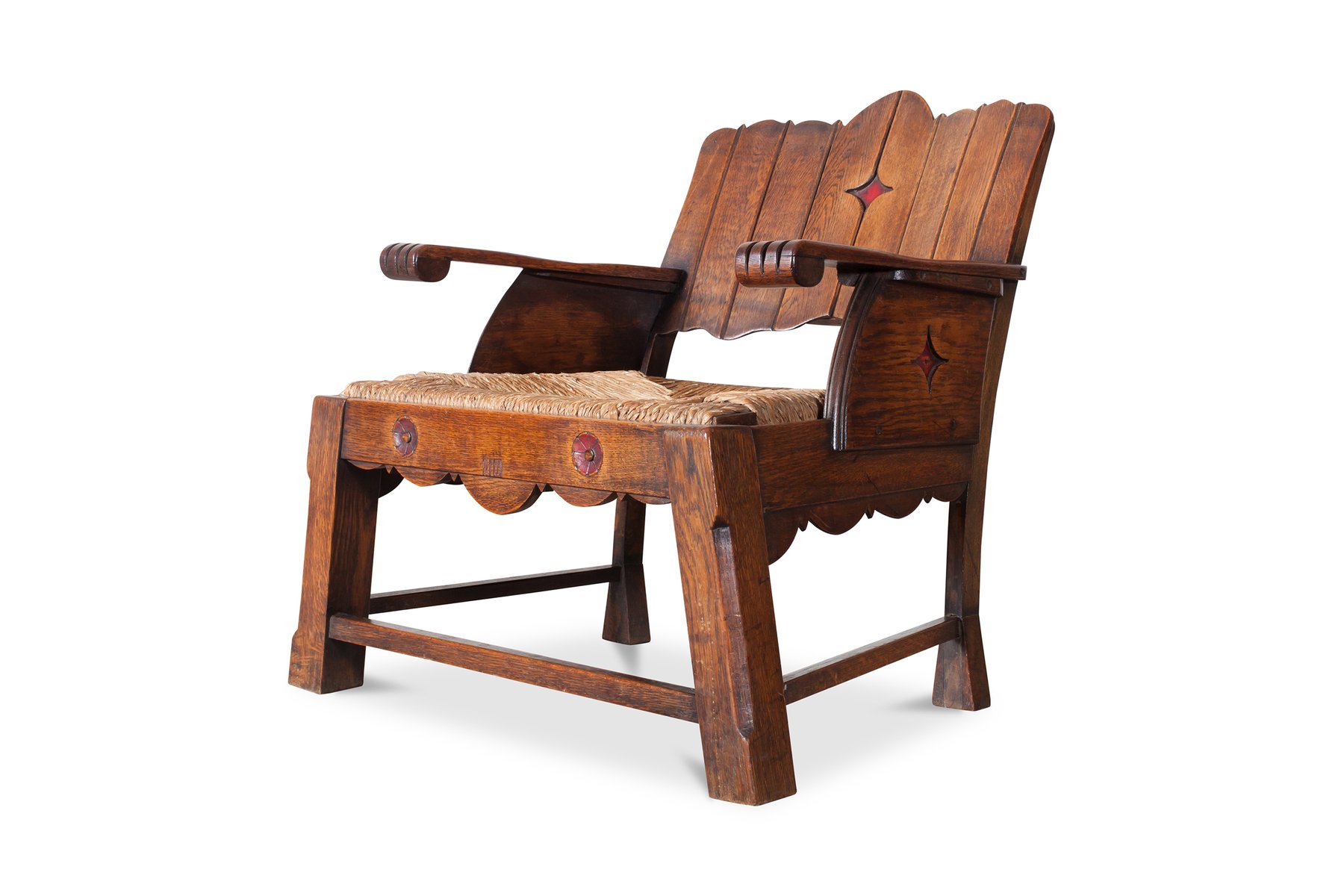 Antique Lounge Chair for sale at Pamono