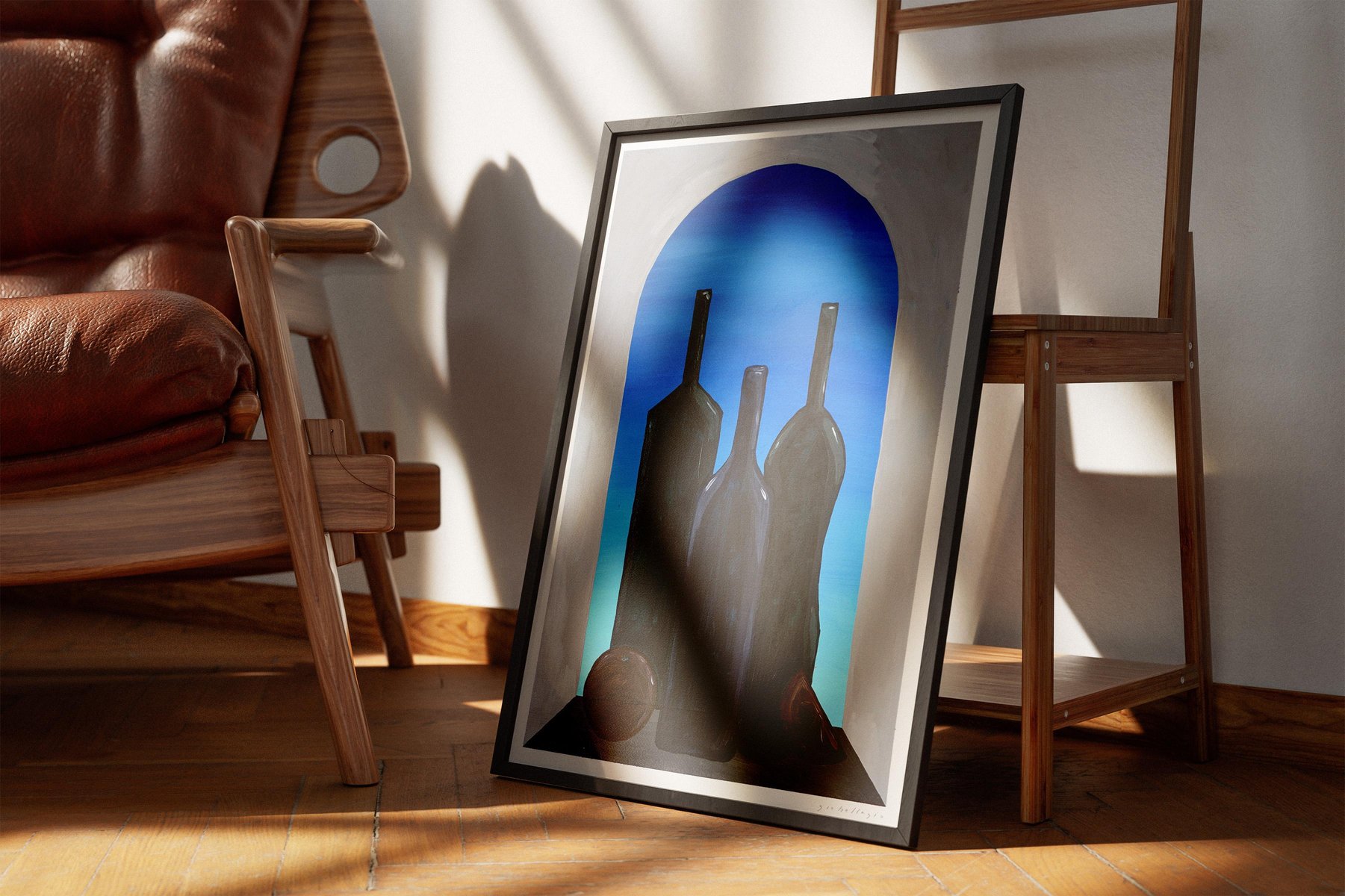 Gio Bellagio, Backlit Window, 2026, Acrylic on Paper for sale at Pamono