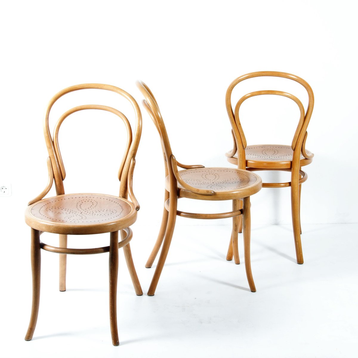 Nr. 14 Thonet Stühle, 1920er, 4er Set bei Pamono kaufen
