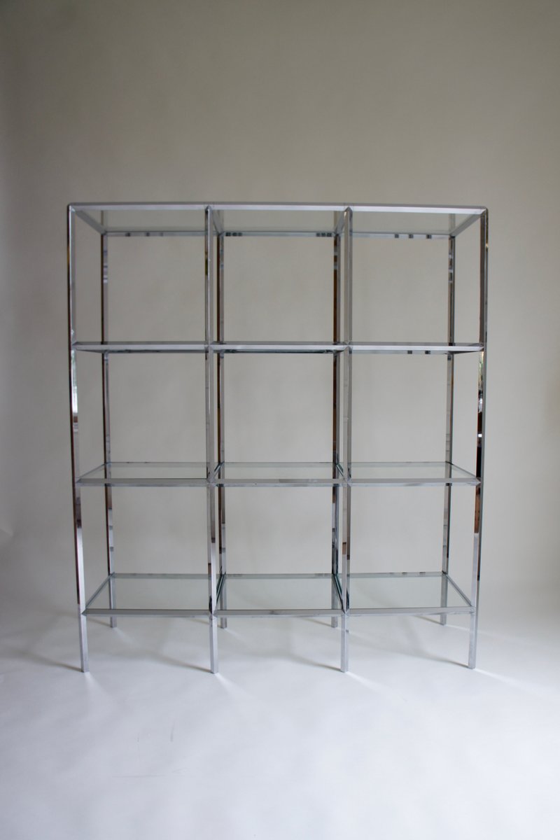 Chrome Gl Shelving Unit 1970s For At Pamono Chrome Gl Shelving Unit 1970s