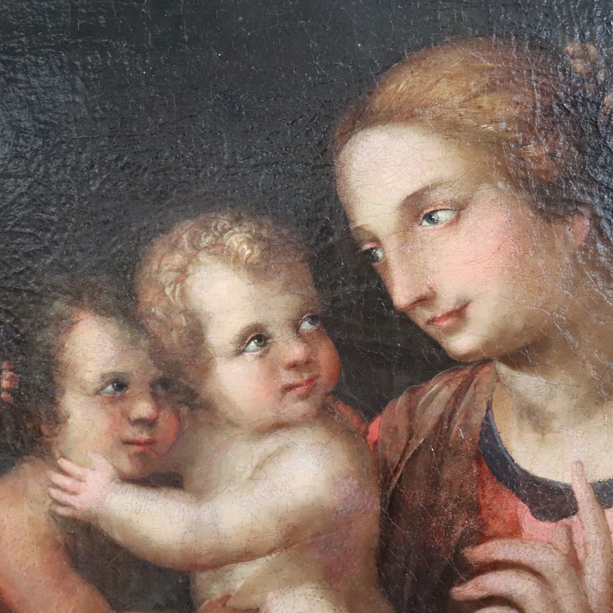 Madonna with Child Jesus and the Infant Saint John the Baptist, 18th ...