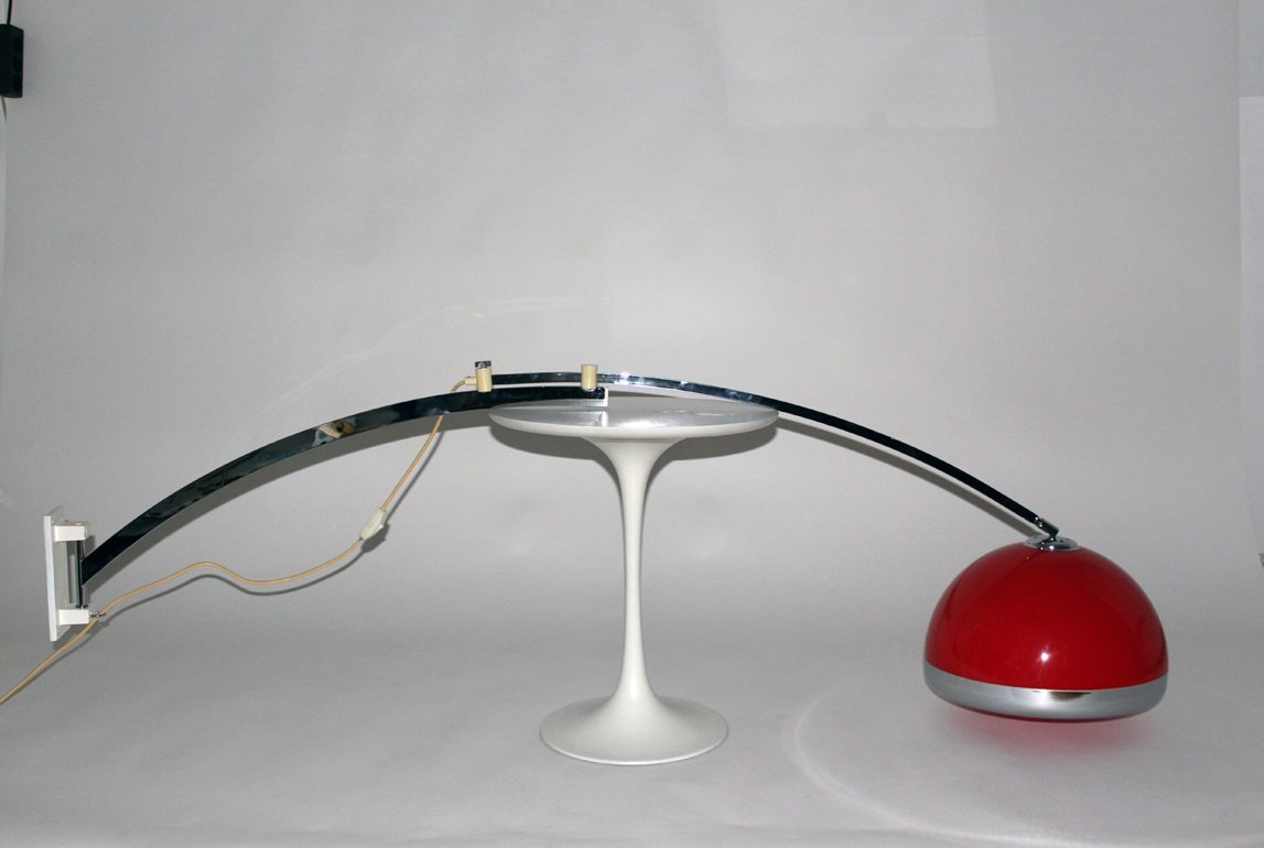 Italian Arc Wall Lamp By Harvey Guzzini 1960s For At Pamono Italian Arc Wall Lamp By Harvey Guzzini 1960s