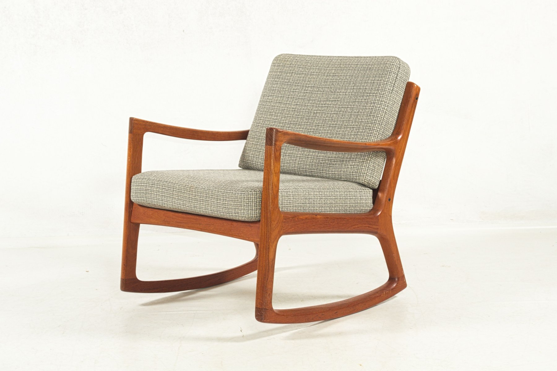 Teak Rocking Chair By Ole Wanscher For France Søn 1960s Teak Rocking Chair By Ole Wanscher For France Søn 1960s