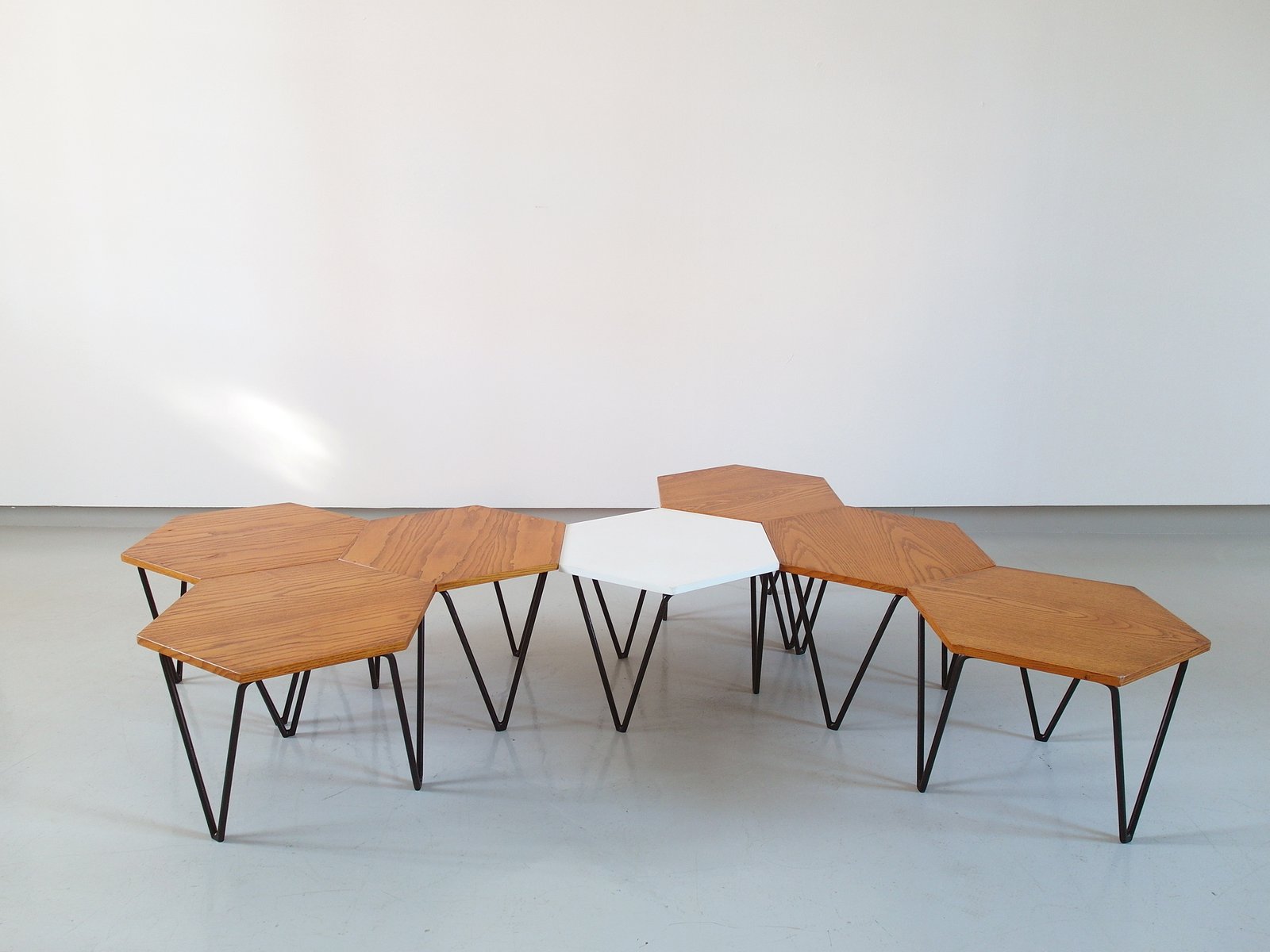 Modular Coffee Tables By Gio Ponti For I S A 1950s Set