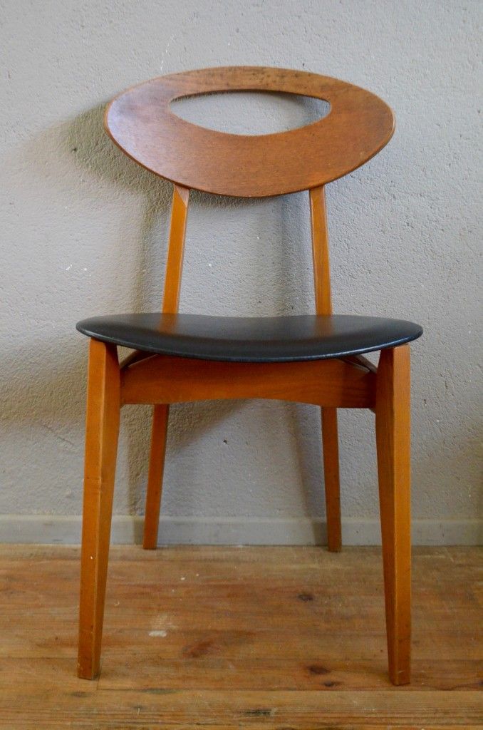 Sillas de comedor vintage de Roger Landault para Sentou. Juego de 4 ... Sillas de comedor vintage de Roger Landault para Sentou. Juego de 4 ...