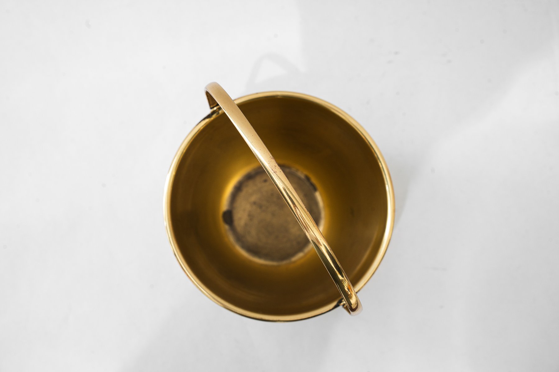 Ice Bucket in Brass, Vienna, Austria, 1920s for sale at Pamono