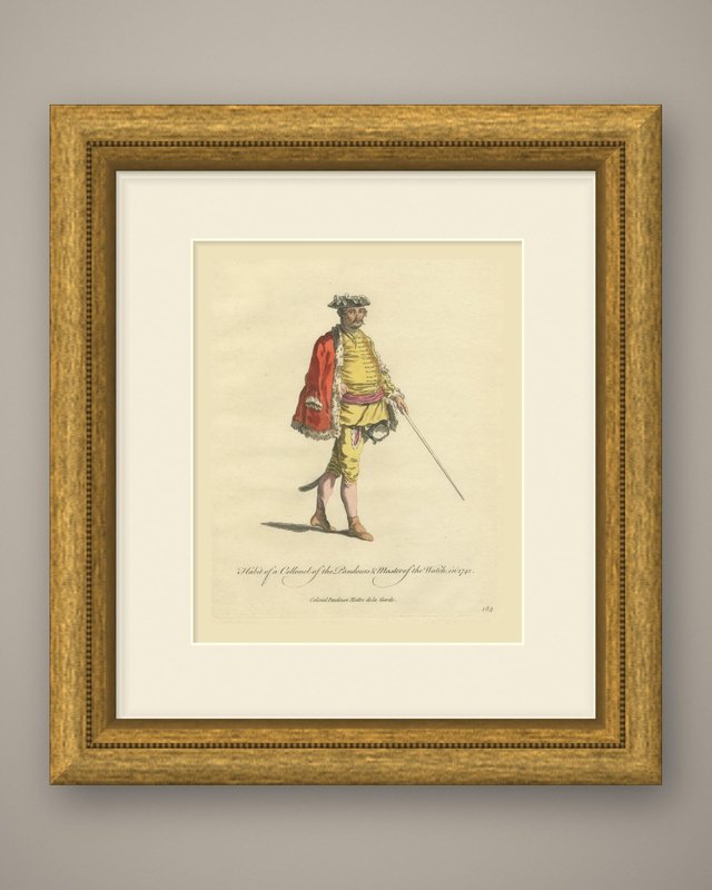 Jefferys, Colonel of the Pandours and Master of the Watch in 1742, Jefferys Plate, 1757 ...