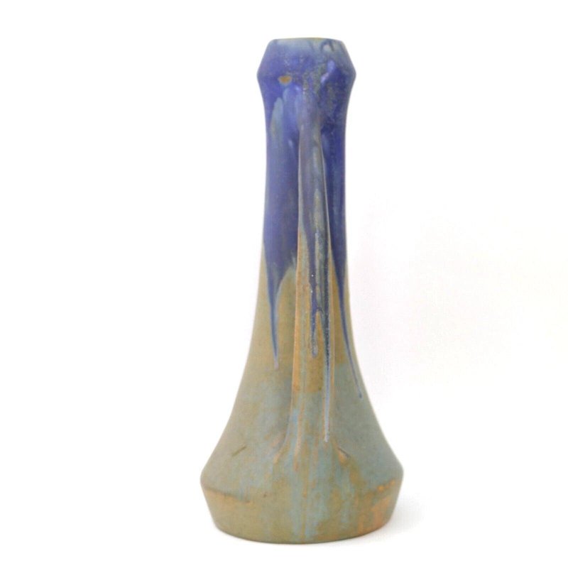 Antique French Art Nouveau Drip Glaze Stoneware Vase by Gilbert ...