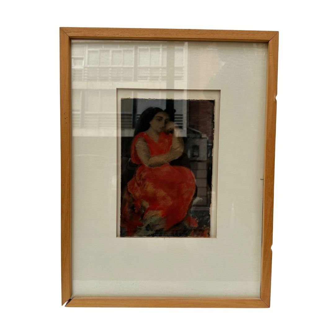 Timoueo Timoteo Pérez Rubio, Sketch of Rosa Chacel, 1920s, Watercolor for sale ...