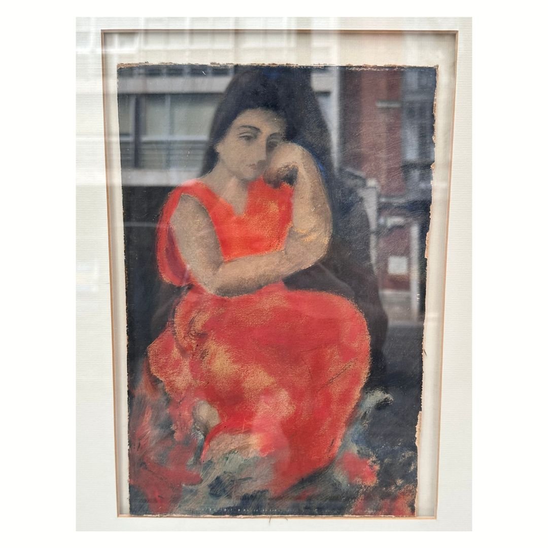 Timoueo Timoteo Pérez Rubio, Sketch of Rosa Chacel, 1920s, Watercolor for sale ...
