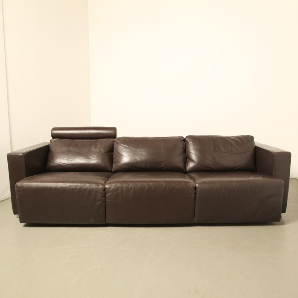 Vintage Modular Brown Leather Sofa By Walter Knoll For At Pamono Vintage Modular Brown Leather Sofa By Walter Knoll