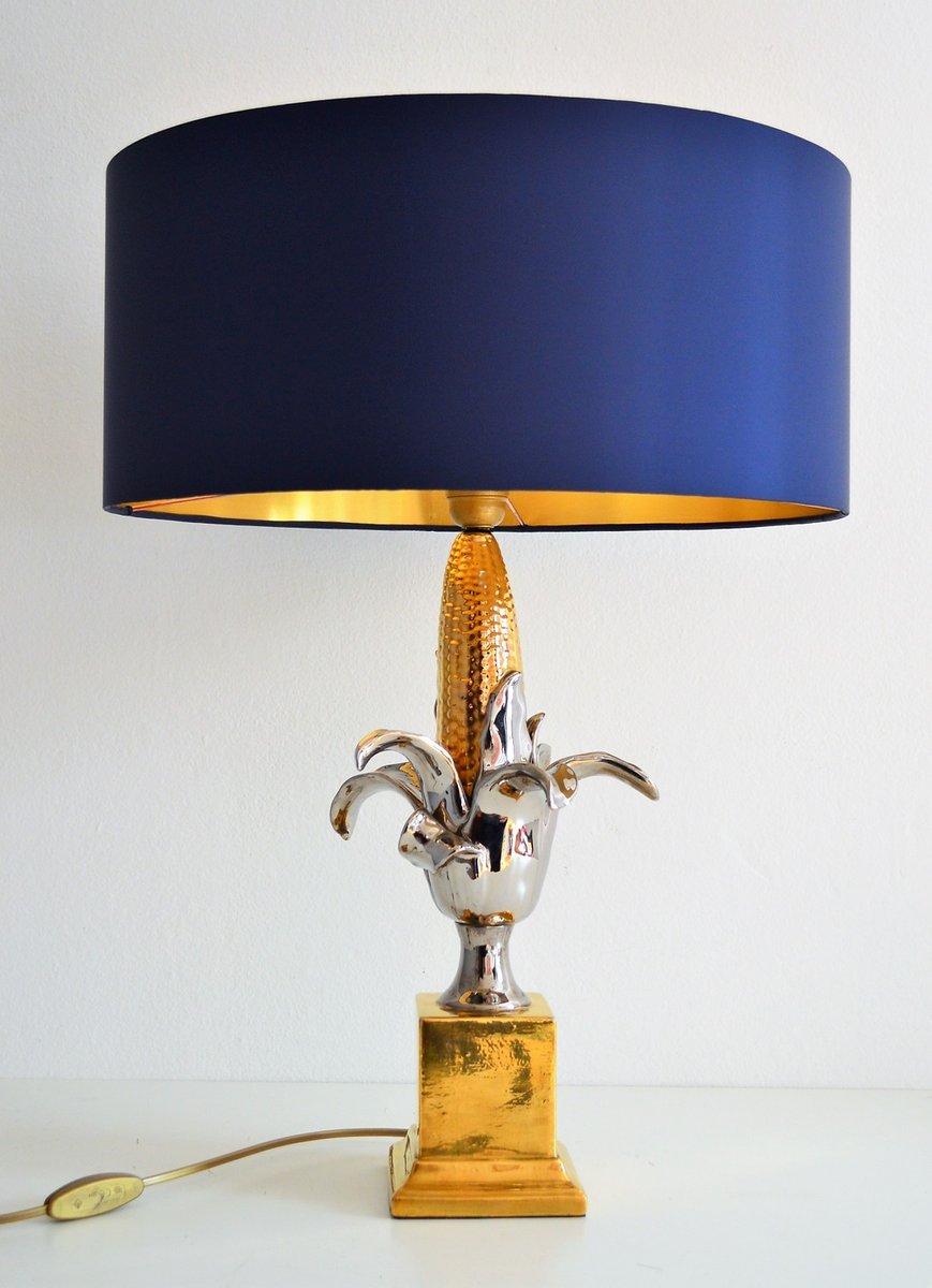 Französische Keramik Lampe Mit Maiskolben 1970er Bei Pamono Kaufen