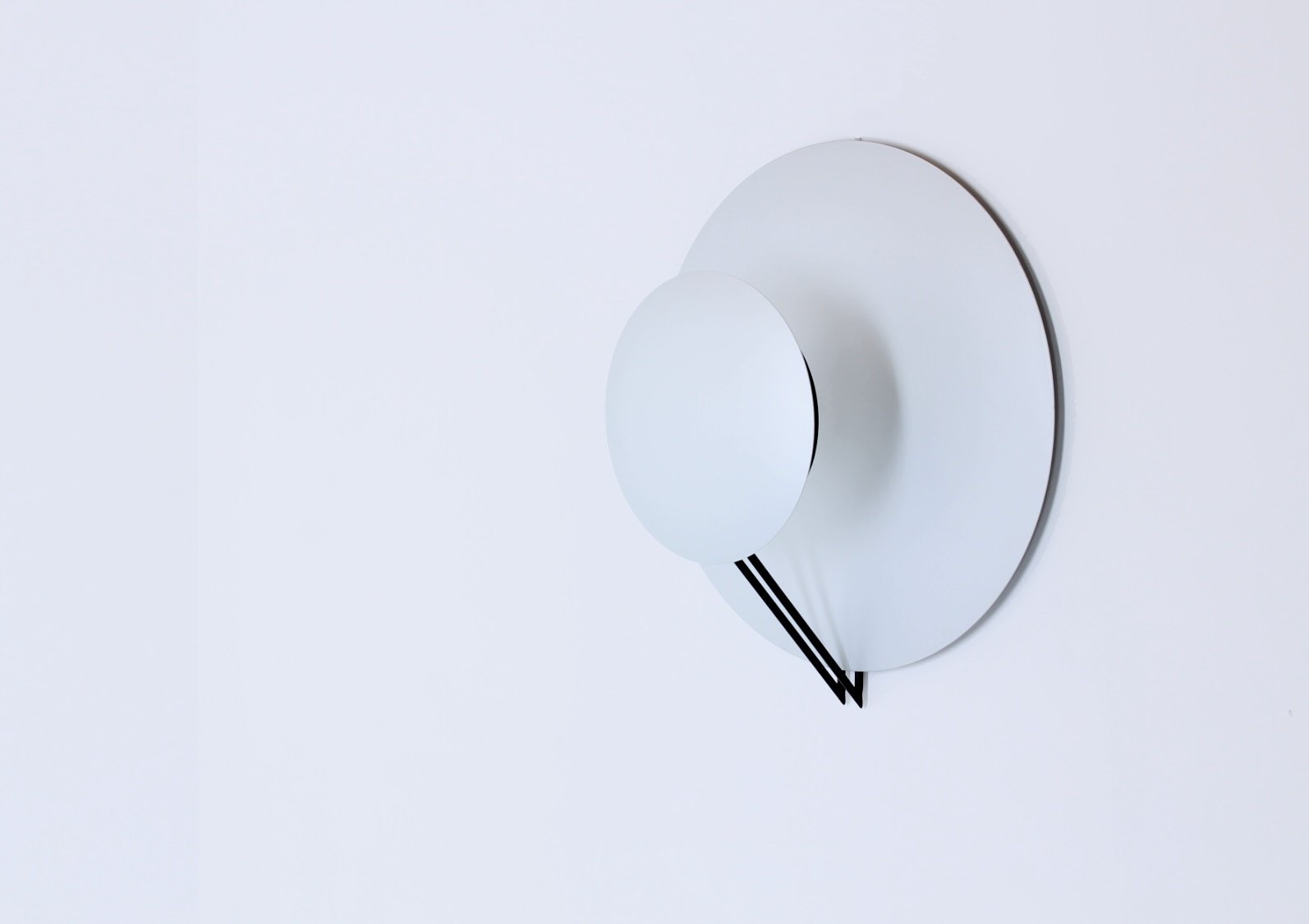 Italian Aluminium Vega Sconce by Cesaro & Amico for Tre Ci Luce ... Italian Aluminium Vega Sconce by Cesaro & Amico for Tre Ci Luce ...