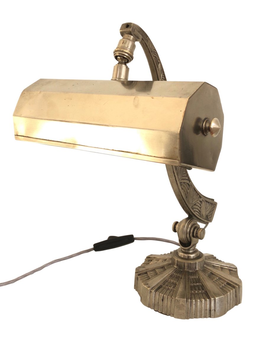 Art Deco French Bronze Desk Lamp 1930s For At Pamono Art Deco French Bronze Desk Lamp 1930s