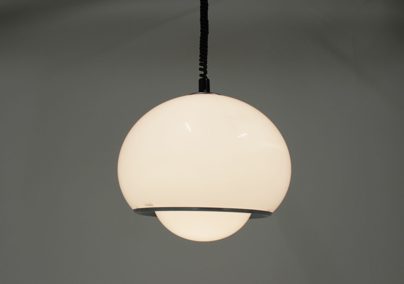 Mid Century Pendant Light By Harvey Guzzini 1970s For At Pamono Mid Century Pendant Light By Harvey Guzzini 1970s