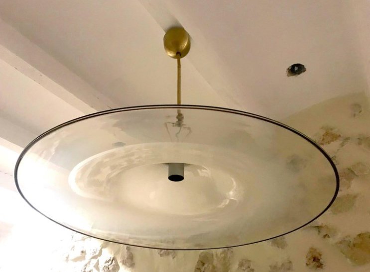 Murano Glass Circular Pendant By Gino Vistosi 1960s For At Pamono Murano Glass Circular Pendant By Gino Vistosi 1960s