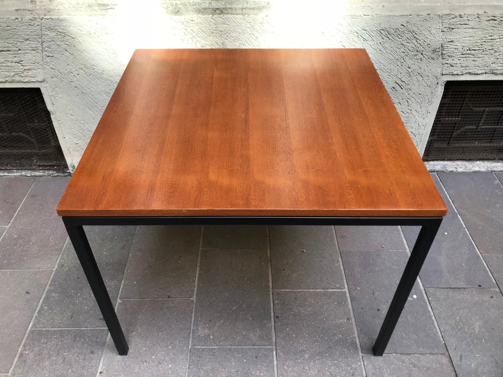 Teak Dining Table With Metal Legs: A Touch Of Industrial Chic