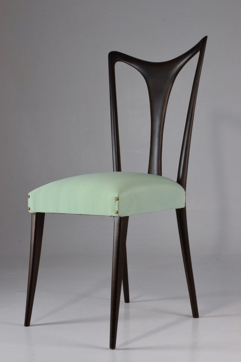 Chaises de Salle à Manger Vintage par Guglielmo Ulrich, 1940s, Set de 6