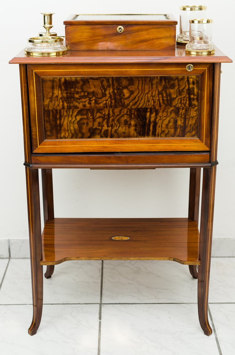 art nouveau bar table with smoking set 1908 SPD-272909