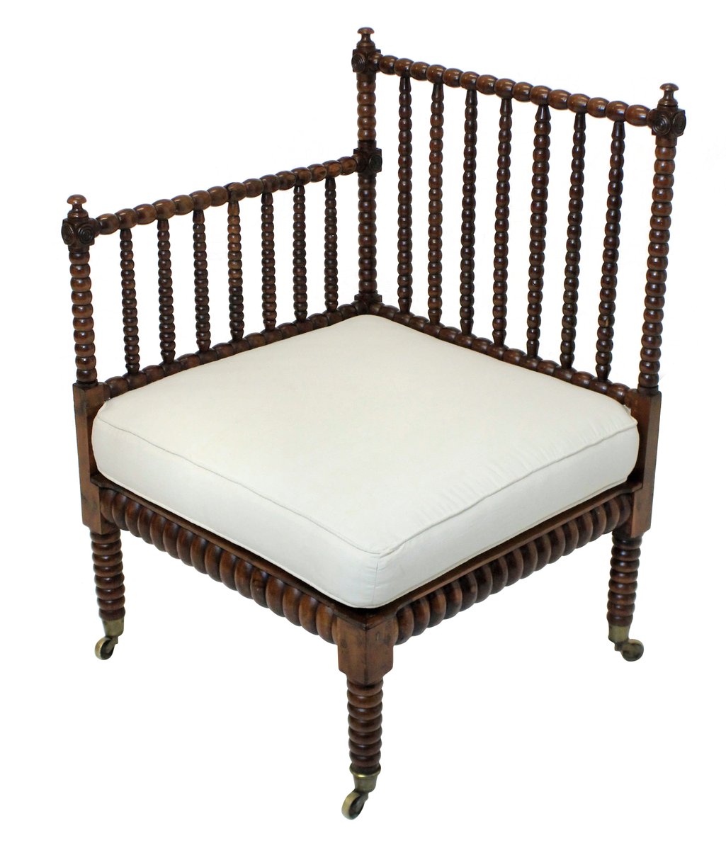 Antique Bobbin Corner Chair For At Pamono Antique Bobbin Corner Chair
