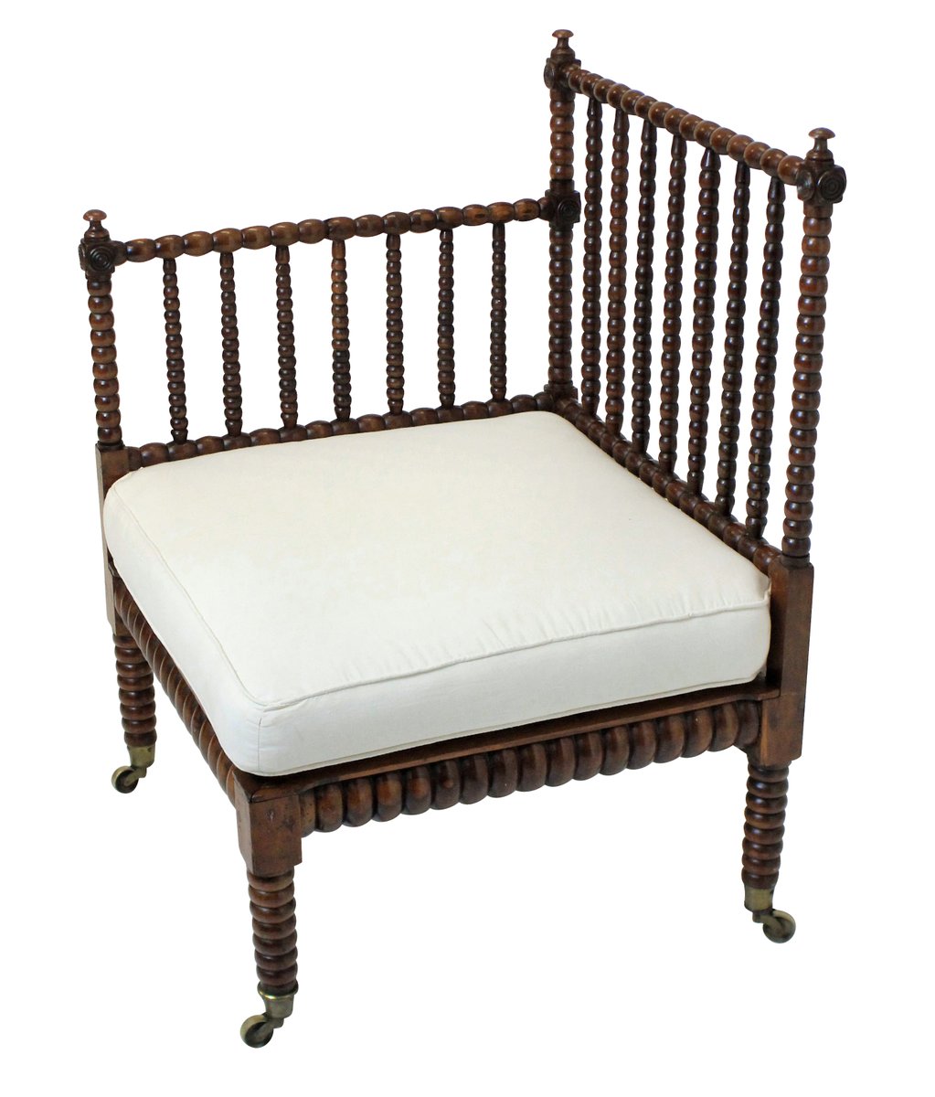 Antique Bobbin Corner Chair For At Pamono Antique Bobbin Corner Chair 4 1 500 00