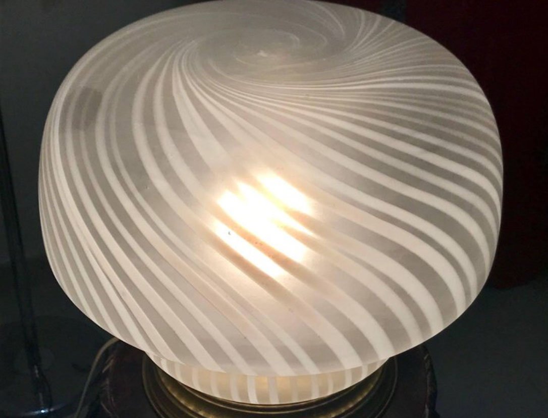 Murano Glas Lampe von Vistosi, 1960er bei Pamono kaufen