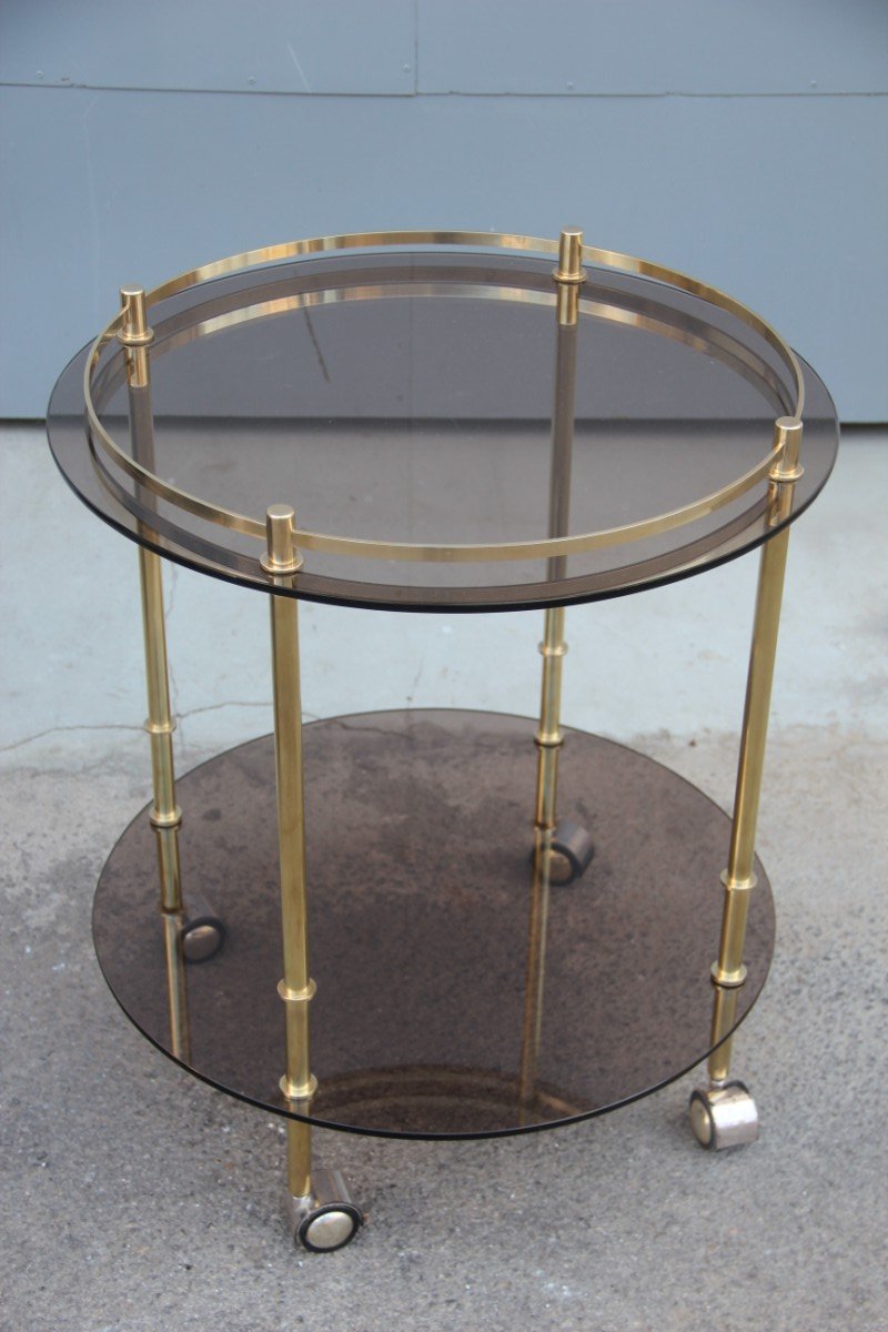 Desserte bicolore minimaliste, Italie, 1980s main image 0
