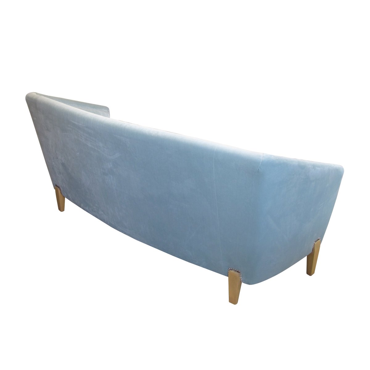 Canapé en Velours Bleu Clair, Suède 1940s en vente sur Pamono Canapé en Velours Bleu Clair, Suède 1940s en vente sur Pamono