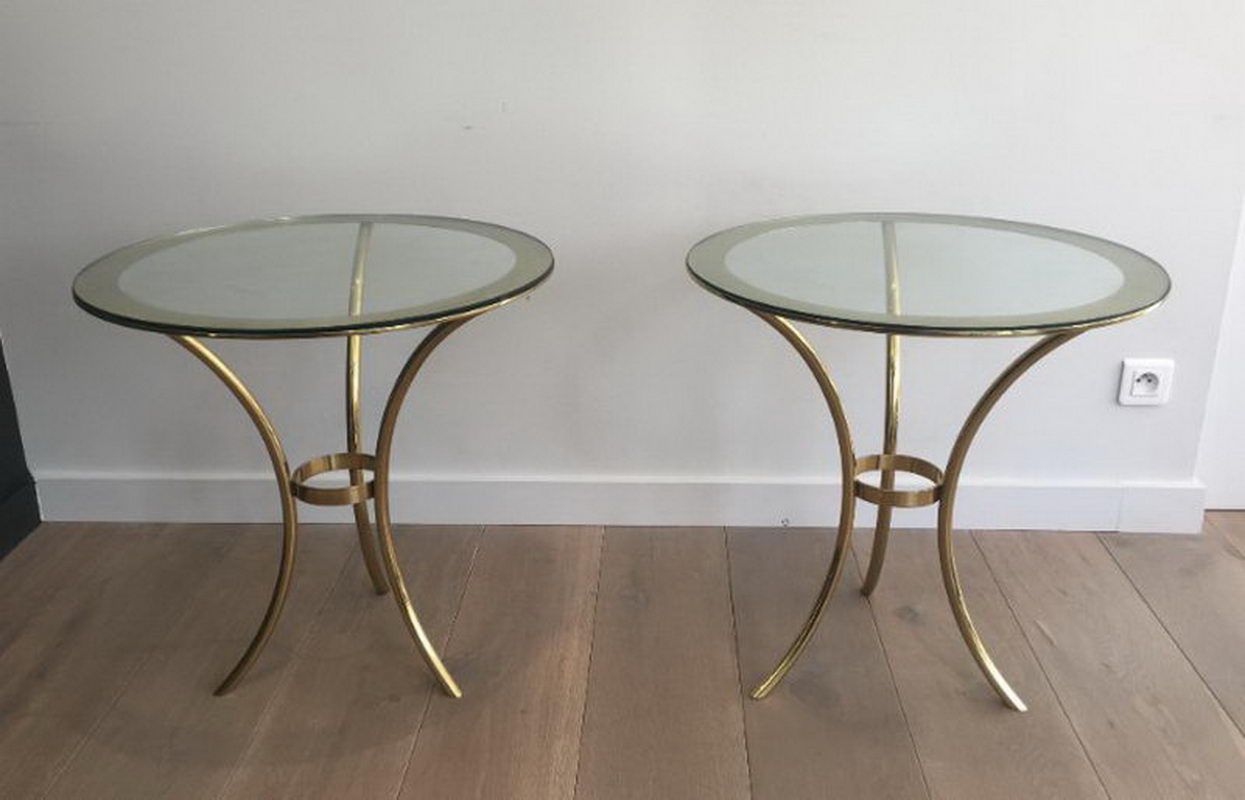 10 Ciondoli Rotondi In Ottone Placcato Oro 18k Con Zirconi Rossi - 13.5 Mm, Per Gioielli Fai Da Te