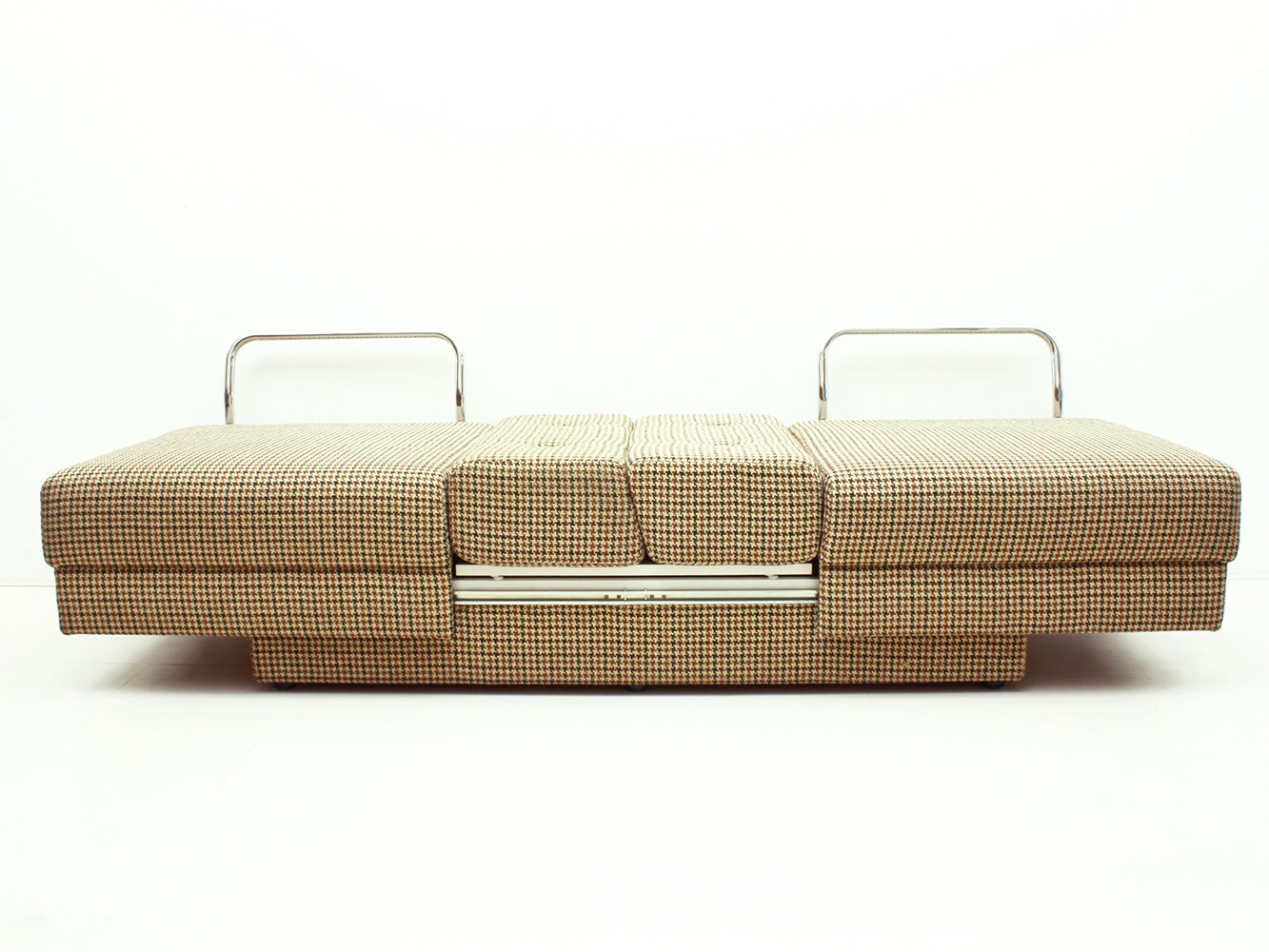 German Extendable Sofa with Integrated Table, 1970s for ...