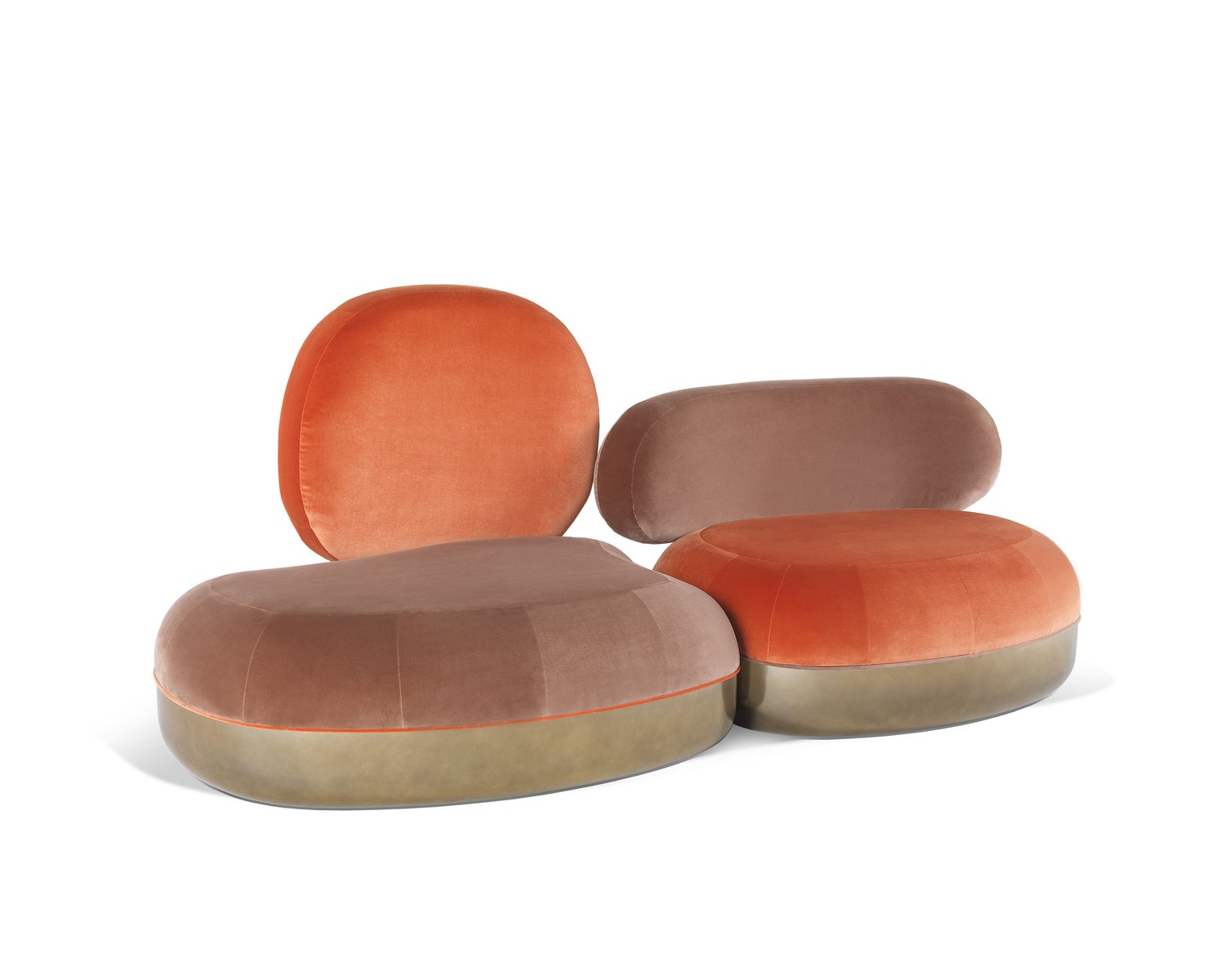 Belmer TwoSeats Sofa by Matteo Cibic for JCP Universe for sale at Pamono