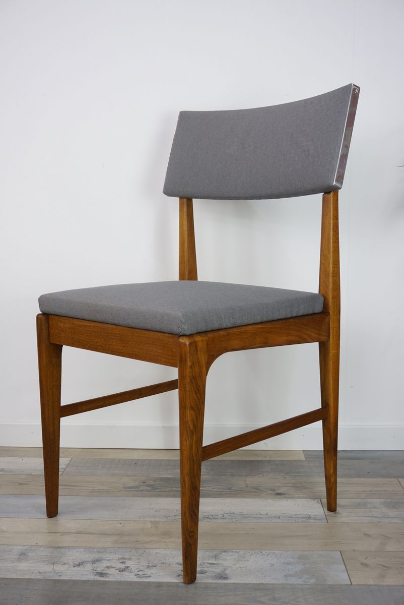 Teak Metal Dining Chairs 1950s Set Of 4 For At Pamono Teak Metal Dining Chairs 1950s Set Of 4