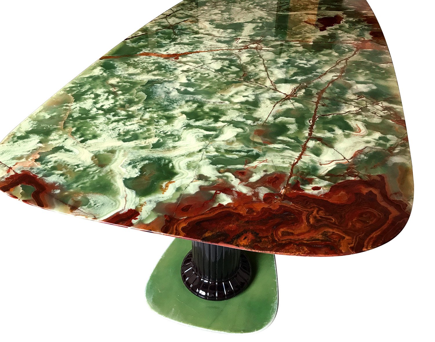 Italienischer Mid Century Marmor Onyx Esstisch 1955